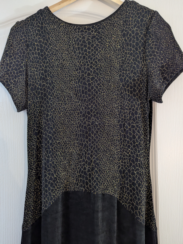 Black & Gold Long Dress - photo 2