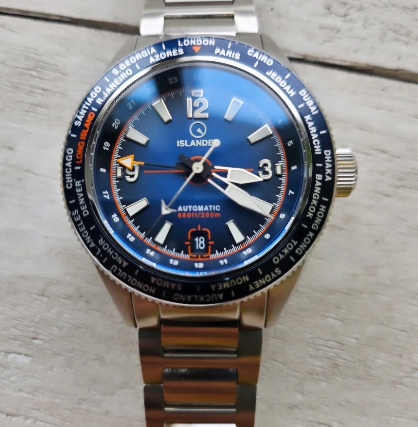 Islander Calabro GMT World Time Watch thumbnail