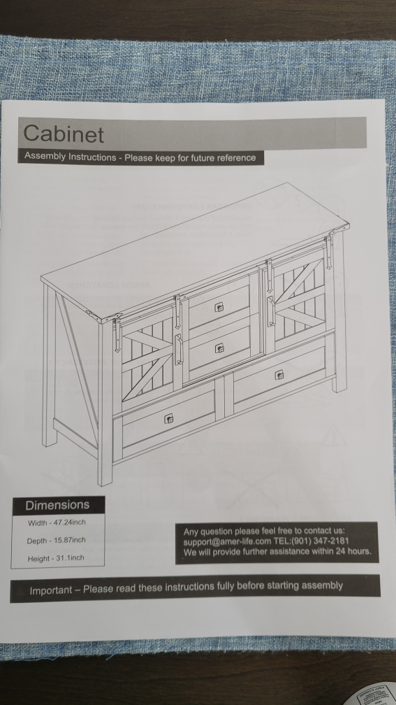 NEW Wayfair Rustic Sliding Barn Door Accent Cabinet - photo 4
