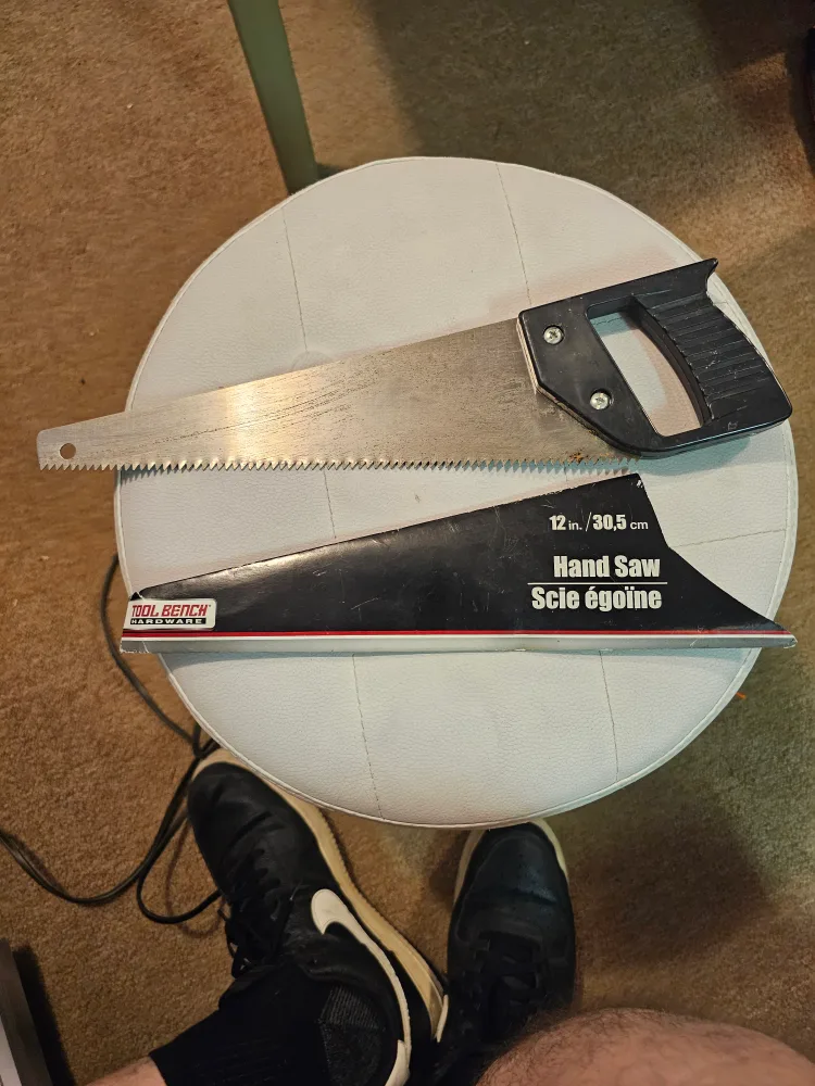 Vintage Tool Bench Hand Saw - 12 in. thumbnail