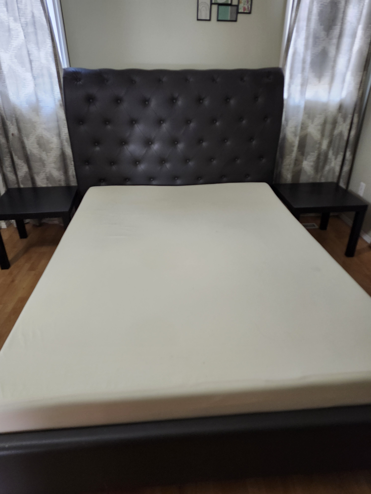 Upholstered Bed Frame with Headboard - photo 3