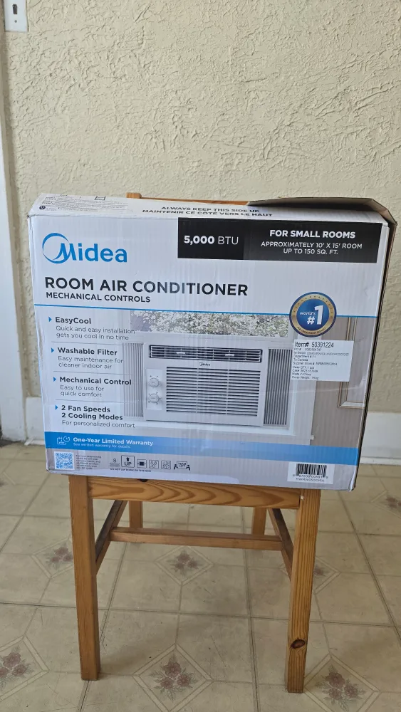 Midea 5,000 BTU Room Air Conditioner - Small Room AC thumbnail