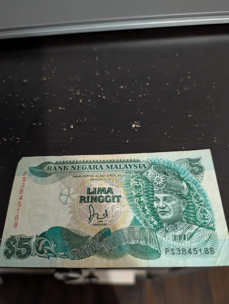 Malaysian 5 Ringgit Bank Note thumbnail
