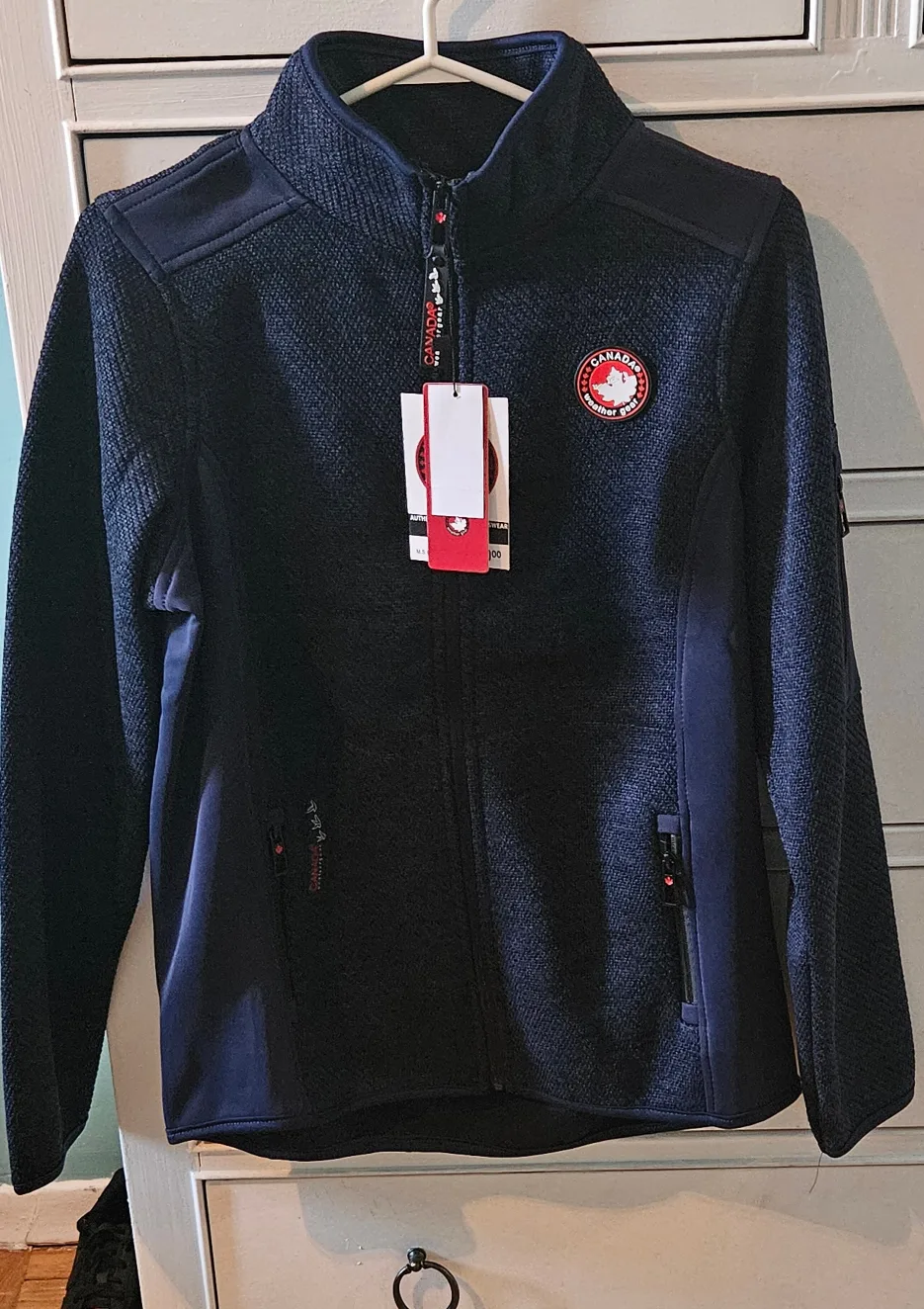 New) Canada Weather Gear Size LG Fleece lightweight Jacket thumbnail