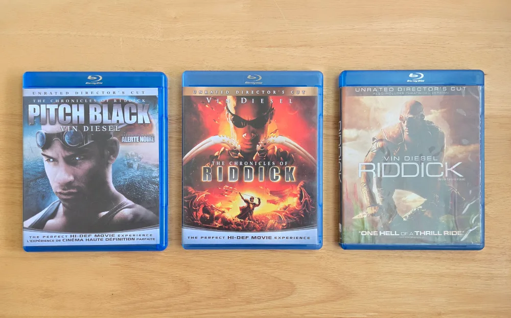 3 Blu-ray Bundle: Riddick Trilogy $10 for ALL 3 thumbnail