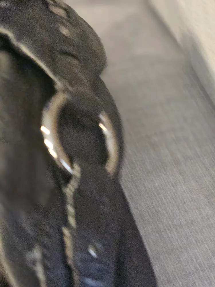 Andrew Marc Black Leather Hobo Bag thumbnail