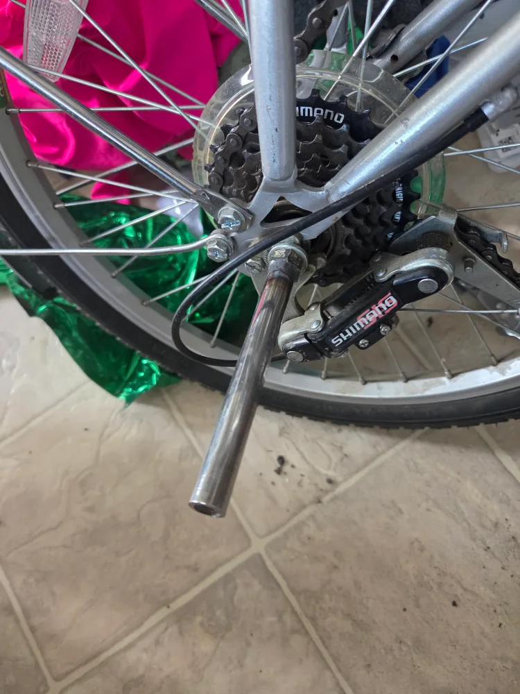 2 Like New NEXT Compact Folding Bicycles With Kickstands. image indicator(5)