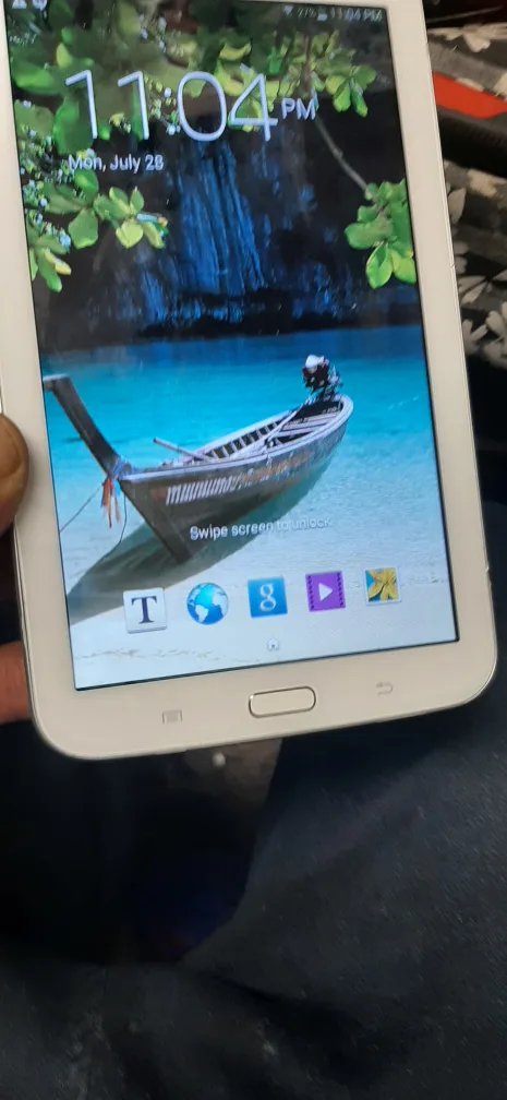 Samsung Tablet - White image indicator(4)