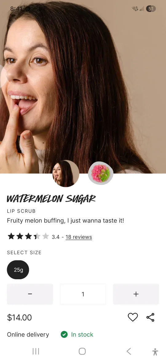 Watermelon Sugar Lip Scrub 25g thumbnail