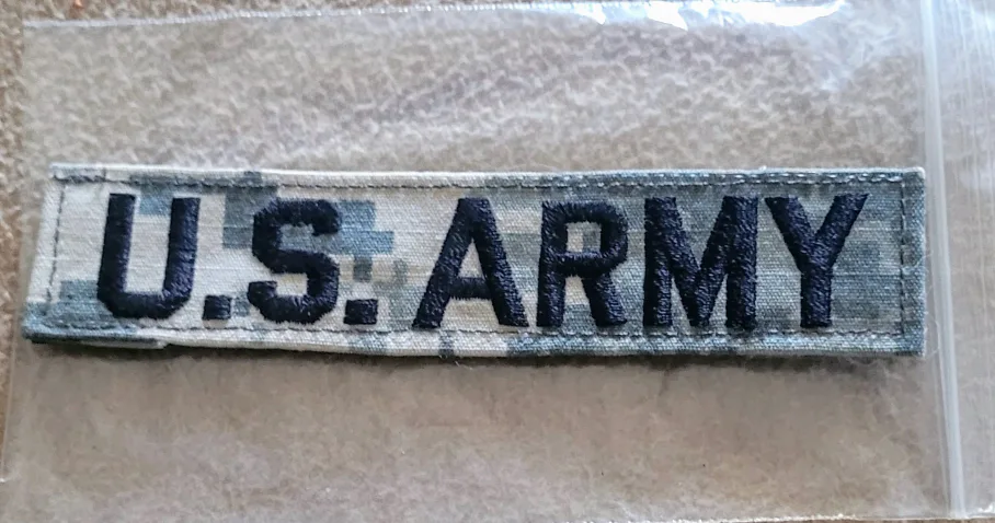 🇨🇦U.S. Army Name Tag Patch thumbnail