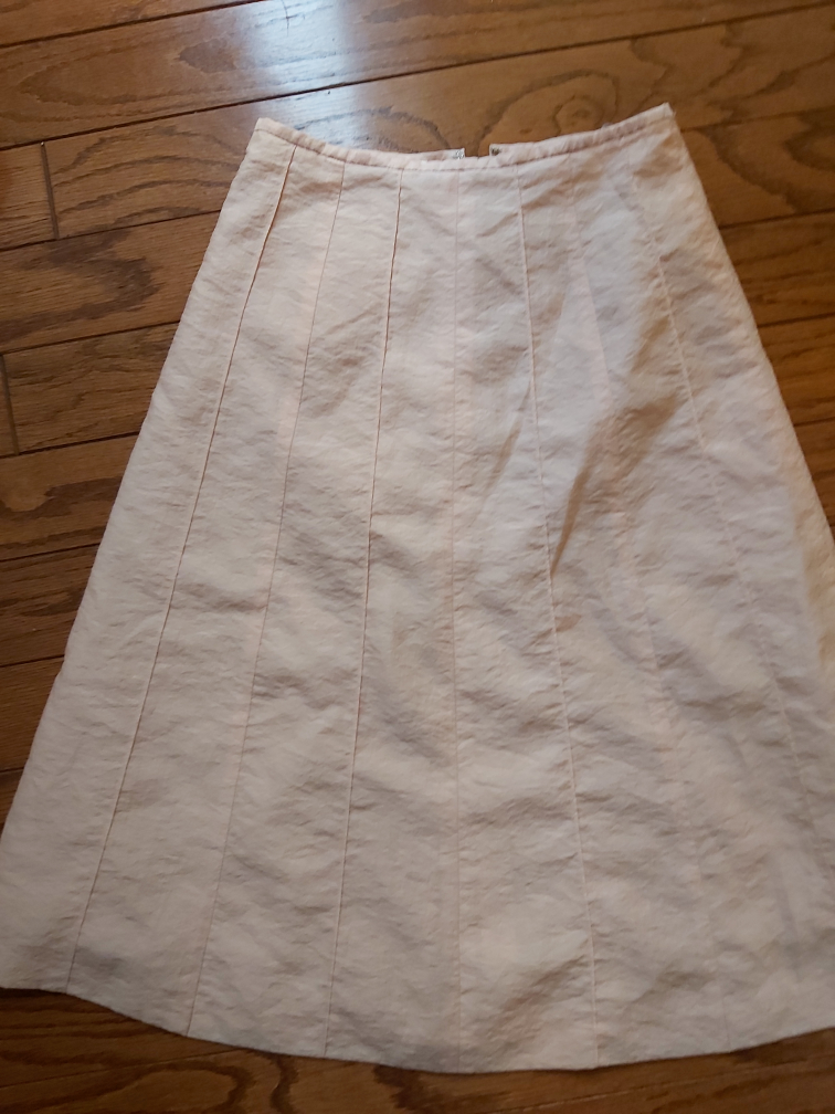 Pleated A-Line Skirt