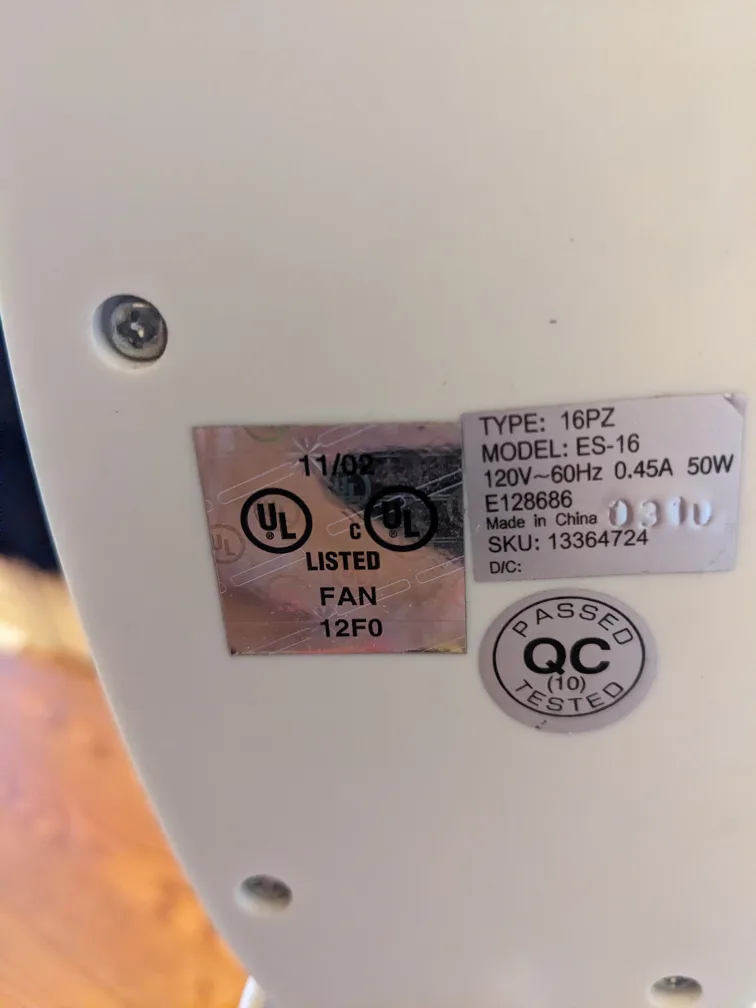 Homestyles Standing Fan image indicator(7)