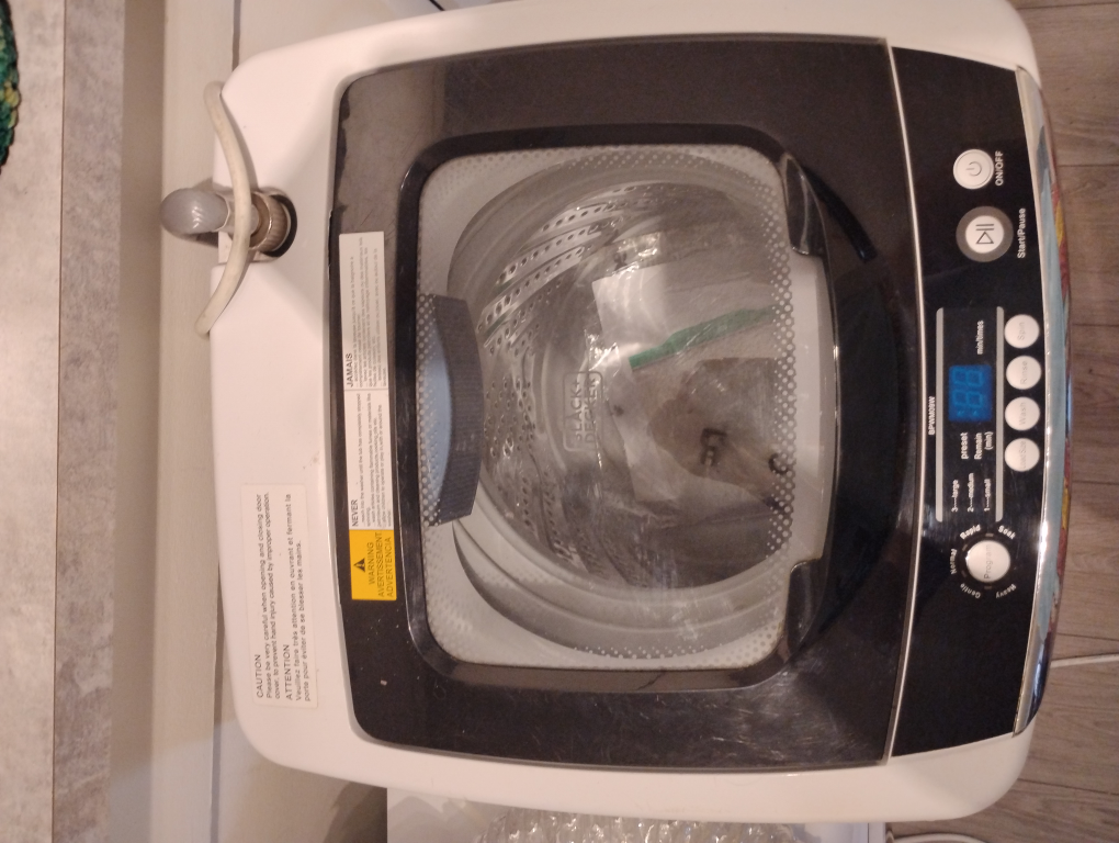 Black+Decker Portable Washing Machine & Dryer - photo 2