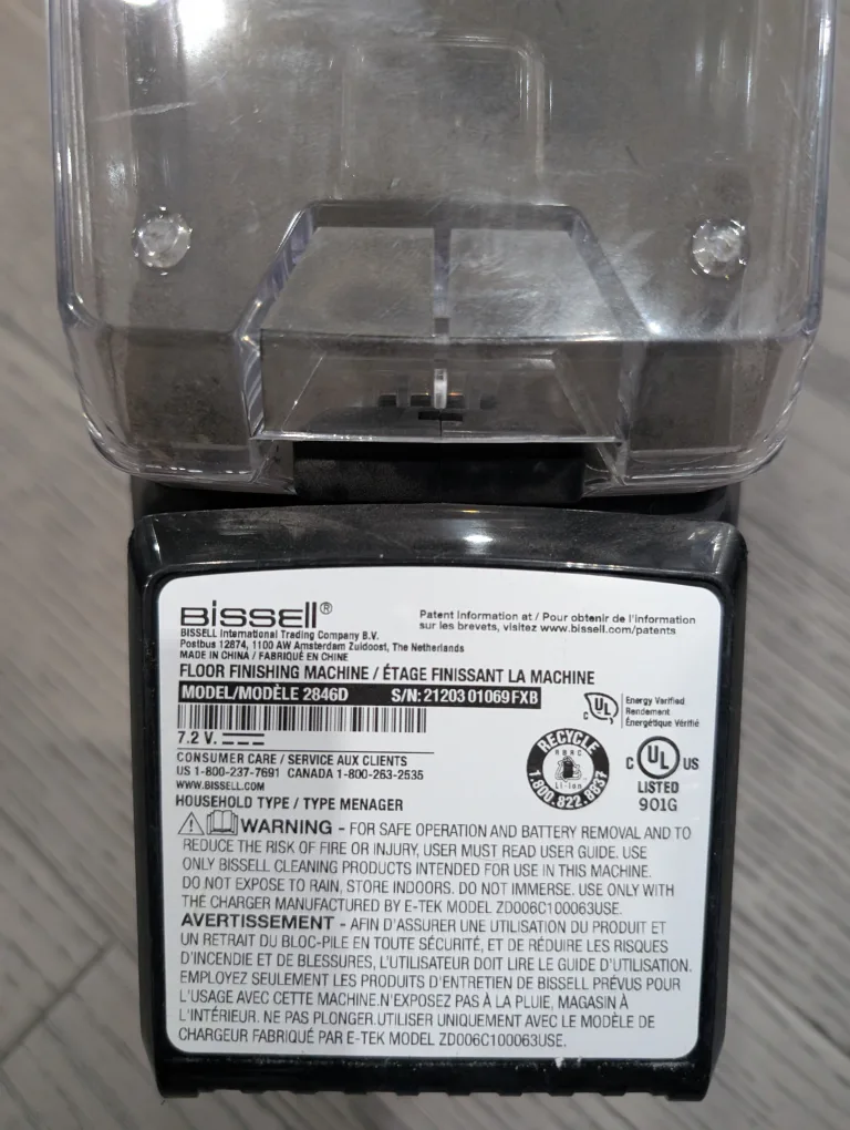 Bissell 2846D Handheld Cleaner image indicator(2)