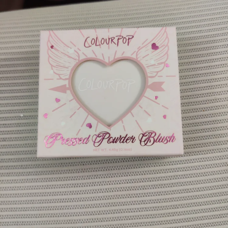 ColourPop Pressed Powder Blush heart shaped kiss n tell thumbnail