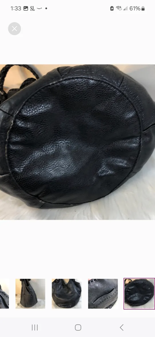 The Sak Black Leather Hobo Bag image indicator(2)
