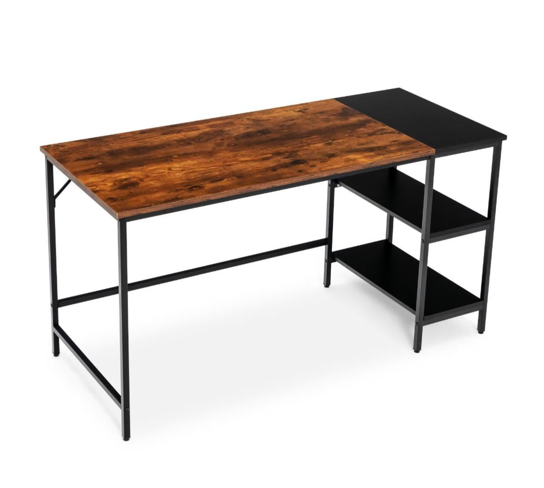 Large Walmart Computer Desk with Shelves - photo 5