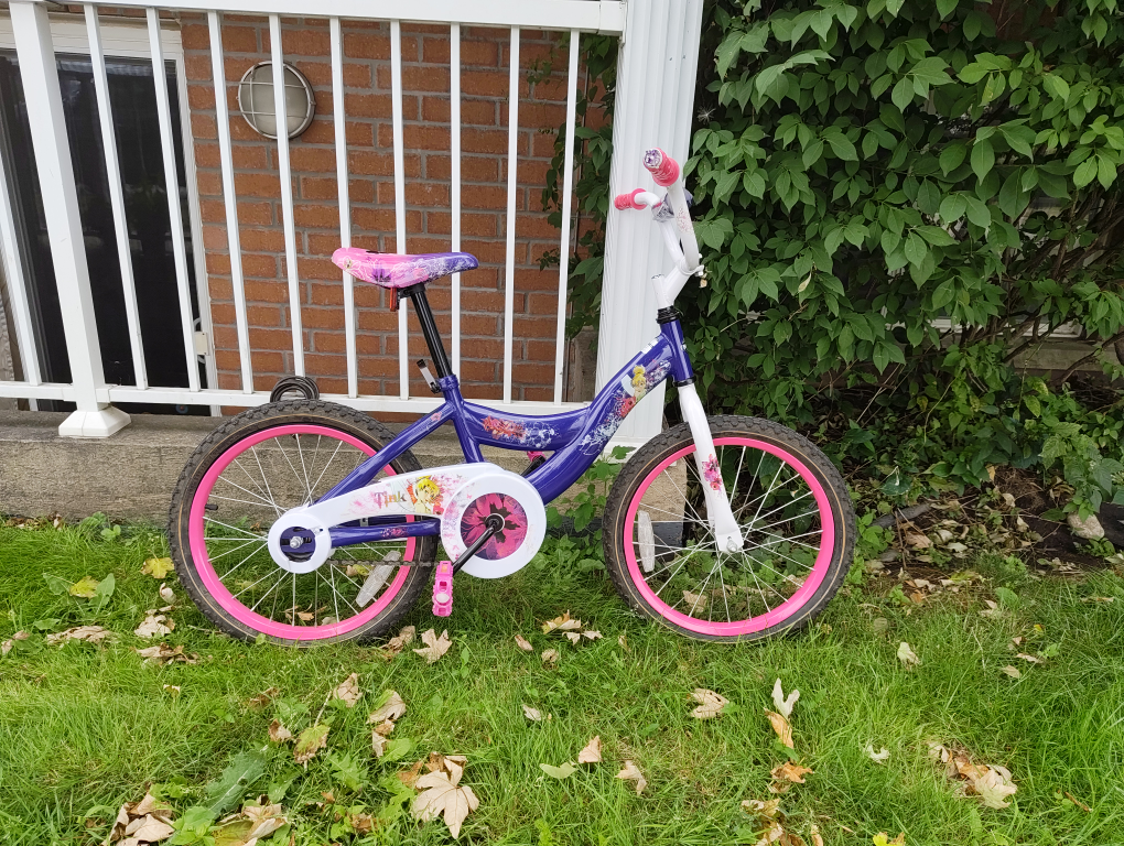 Disney Princess 18-inch Girls' Bike - Purple & Pink - photo 3