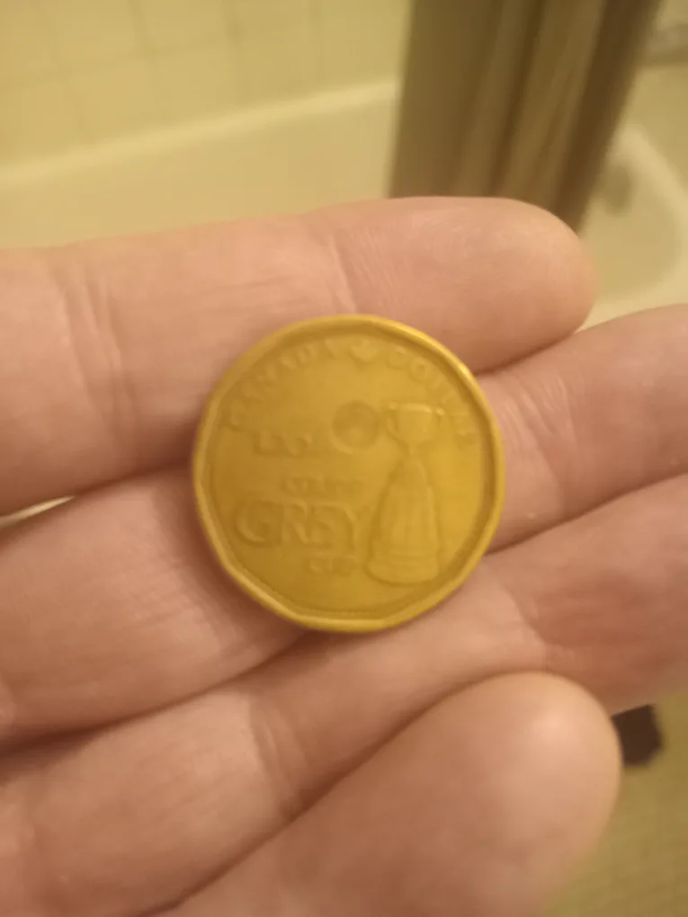 special edition grey cup loonie thumbnail