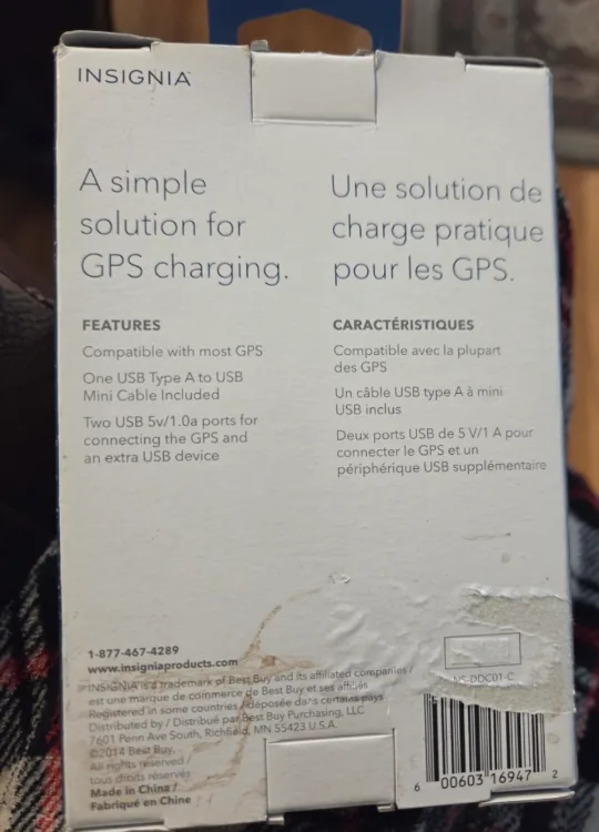 Insignia Dual Port Car Charger - Mini USB Charging image indicator(2)