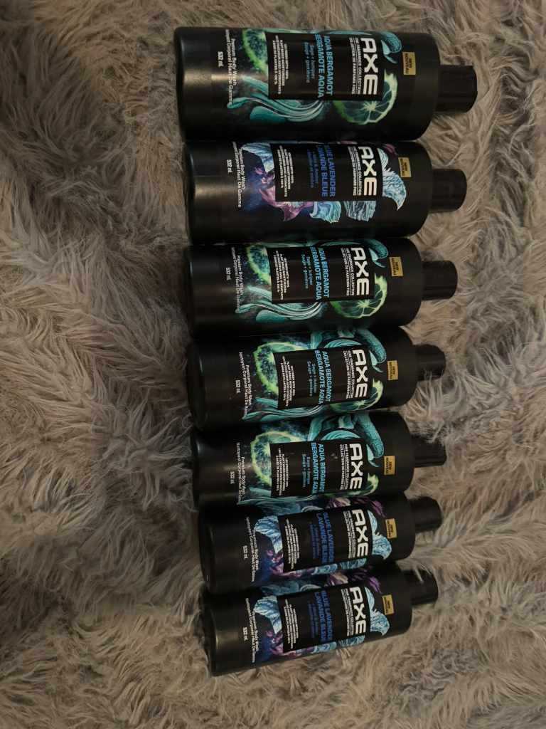 Axe Body Wash (Aqua Bergamot & Blue Lavender), 532 mL
