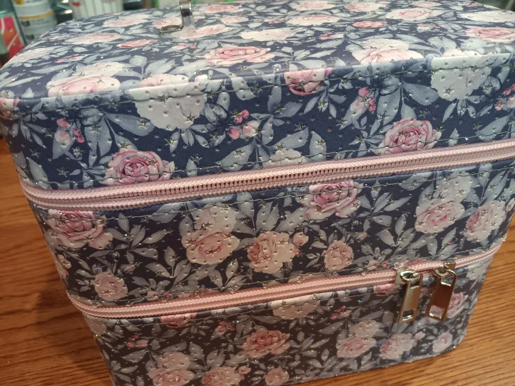 Floral Print Makeup/Cosmetic Case thumbnail