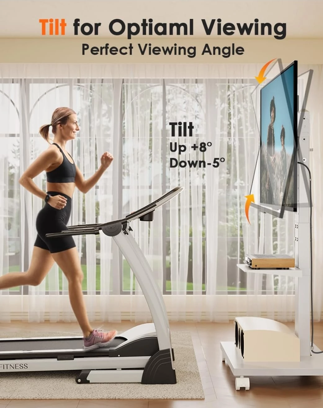 Rolling TV Stand with Mount - photo 5