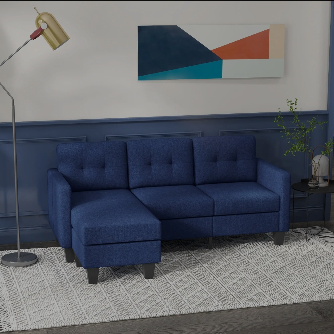 L-Shape 3 Seater Sectional Sofa - photo 5