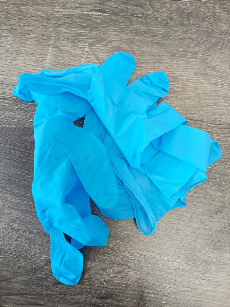Blue Disposable Gloves 1 pieces 🧡 thumbnail