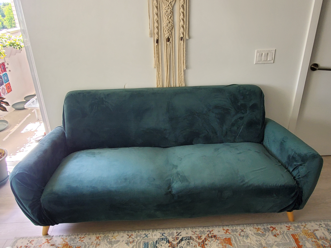 Yellow Loveseat Sofa - photo 2