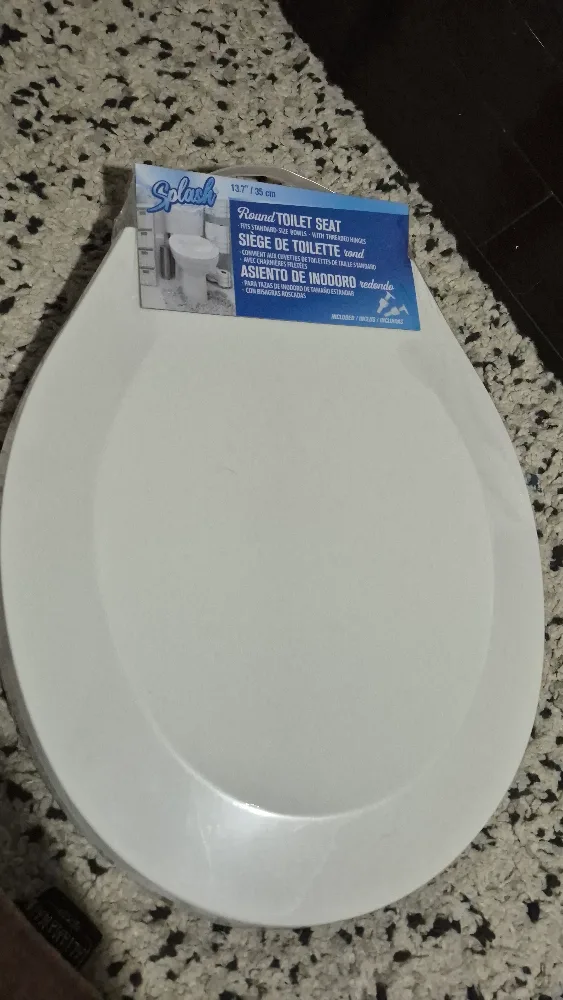 Splash Round Toilet Seat - New in Package thumbnail
