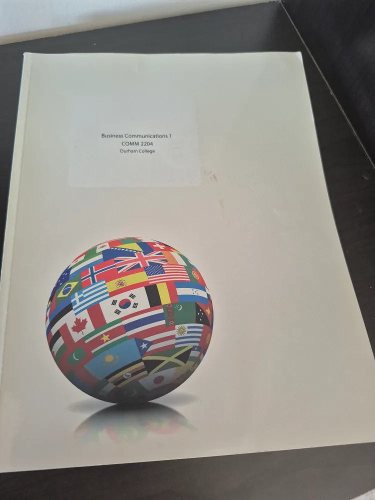 Business Communications 1 - Durham College Textbook thumbnail