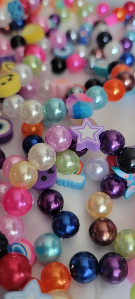 Bulk Hand-made Bead Bracelets Party Favors or Gifts image indicator(6)