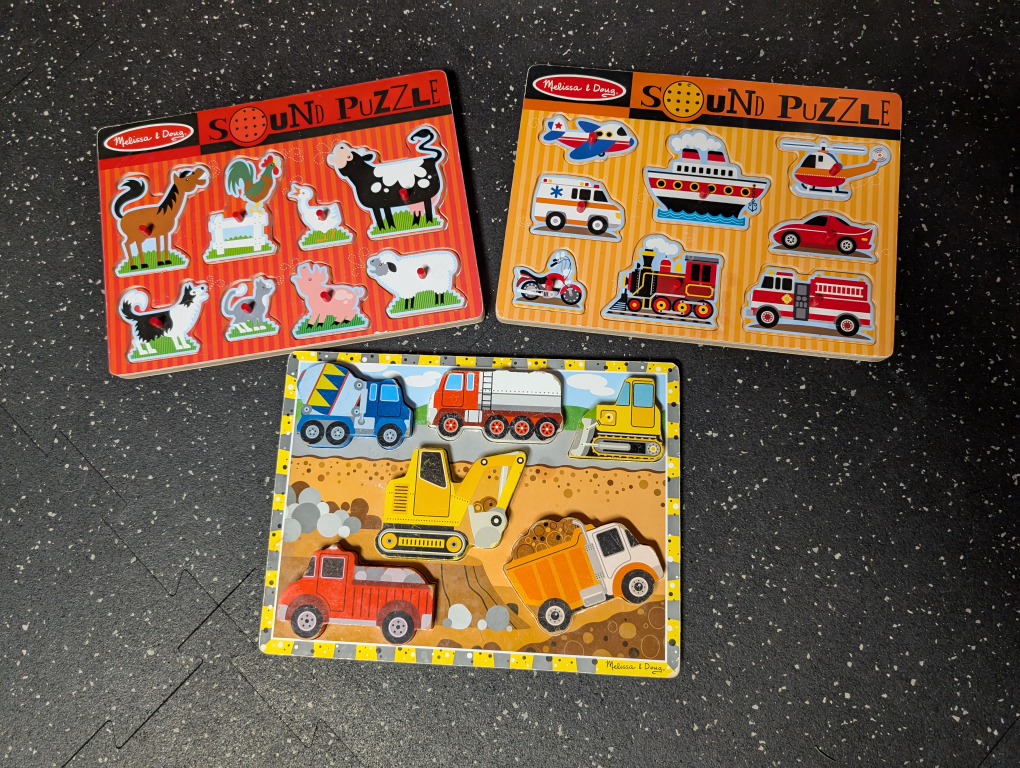 Melissa & Doug Sound Puzzles (Set of 3)