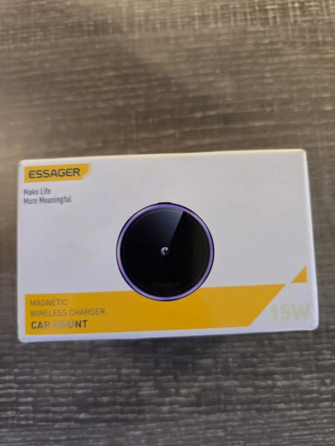 Magnetic Wireless Charger Car Phone Holder 15W - Dash image indicator(3)