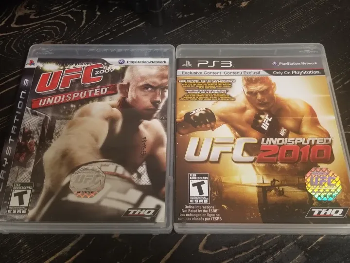 PlayStation 3 UFC 2009 2010 Undisuputed both games CIB Ps3 thumbnail