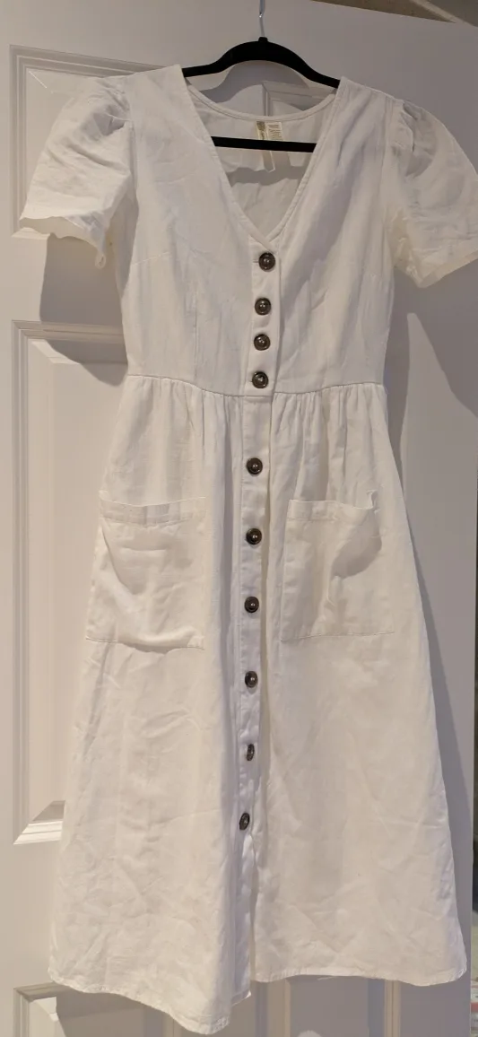 White Button-Down Dress thumbnail