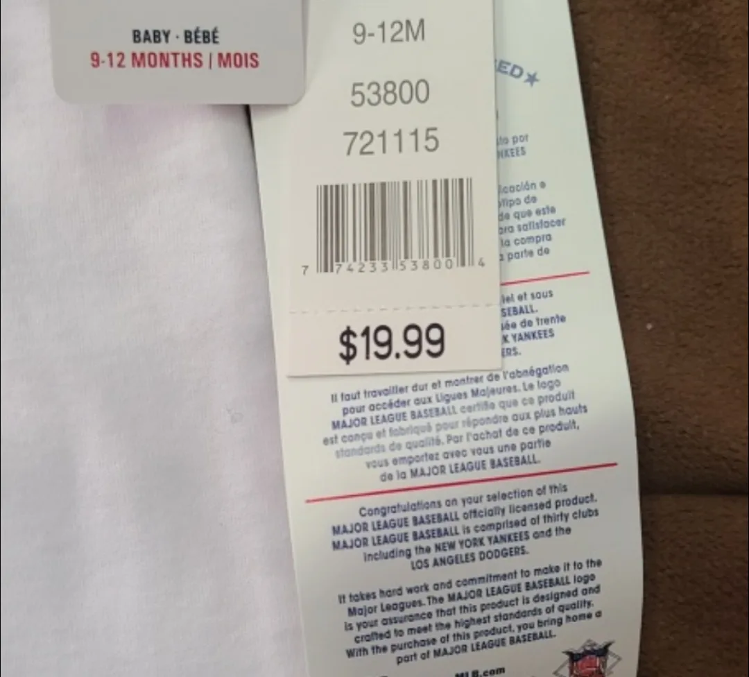 New with tags Toronto Blue Jays Baby Romper 9-12M 🇨🇦 image indicator(3)