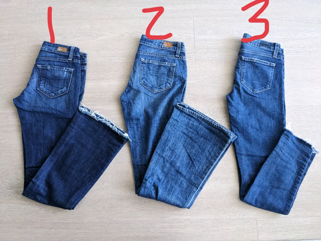 designer Paige jeans - size 25 thumbnail