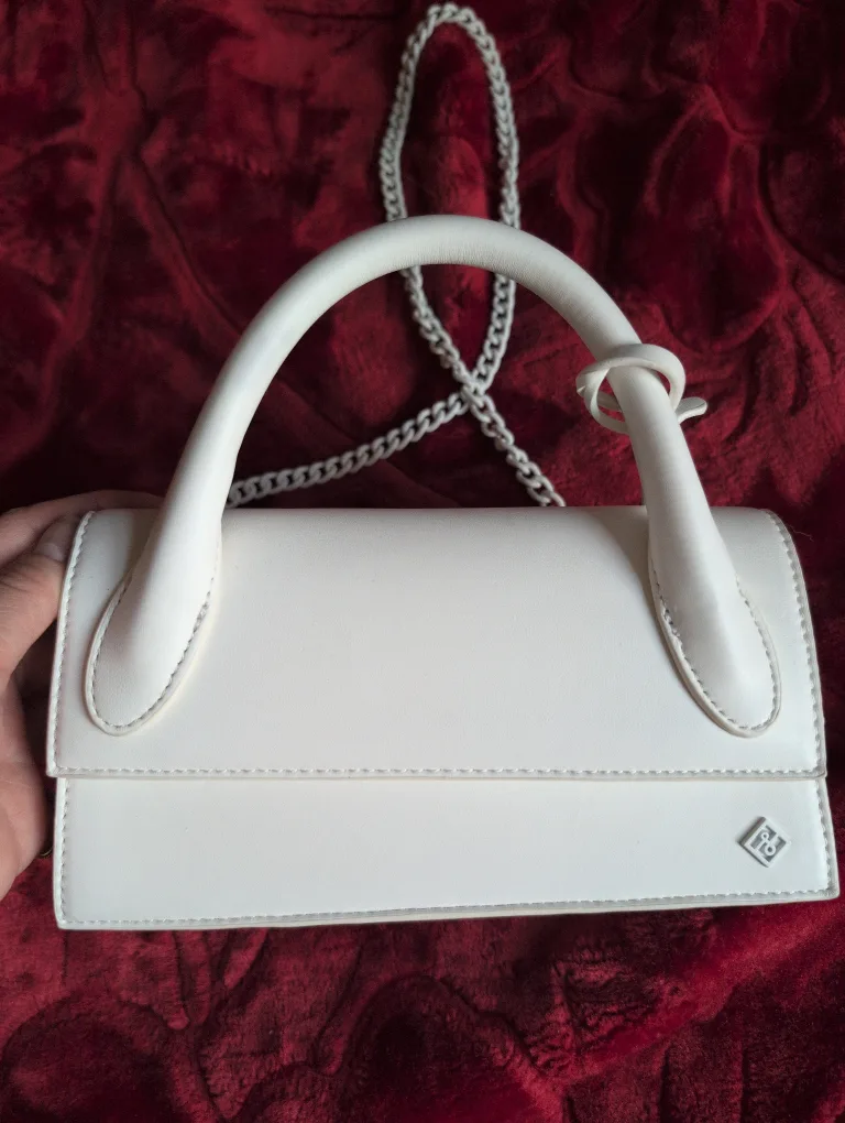 RW&CO White Mini Top Handle Bag. 🇨🇦 image indicator(6)