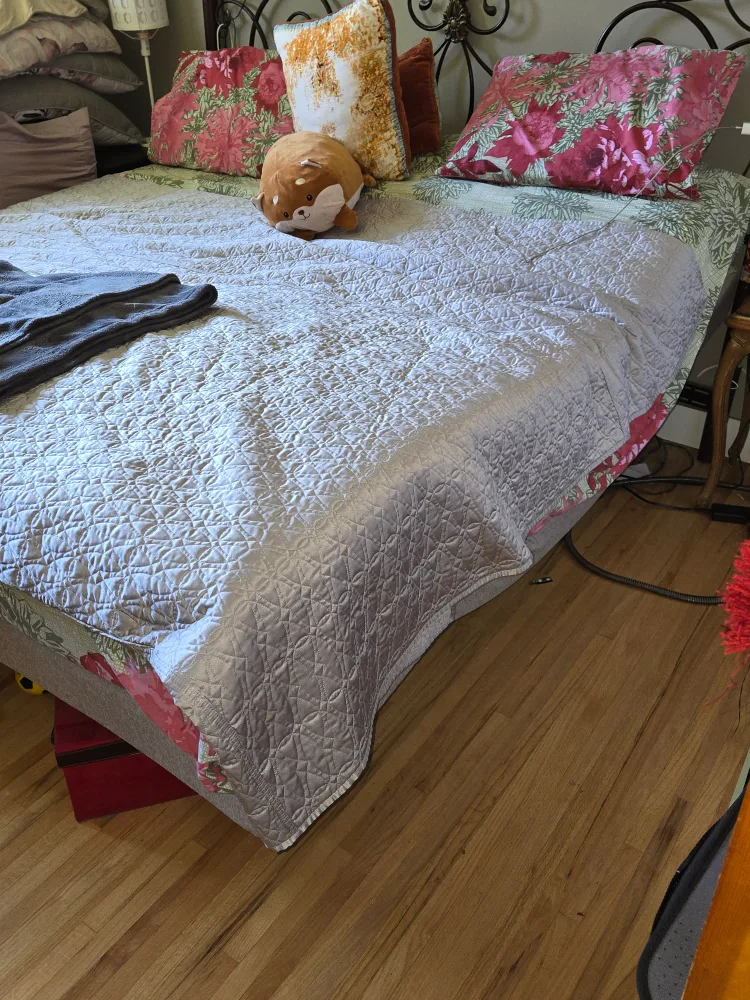 King-sized adjustable bed . image indicator(3)