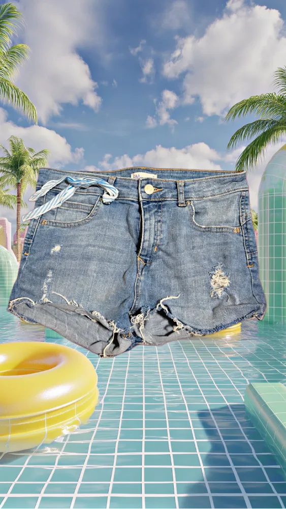 Denim Shorts - Size S thumbnail