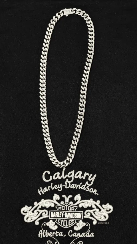 Harley-Davidson Zip-Up Hoodie + Cuban Link Chain image indicator(3)