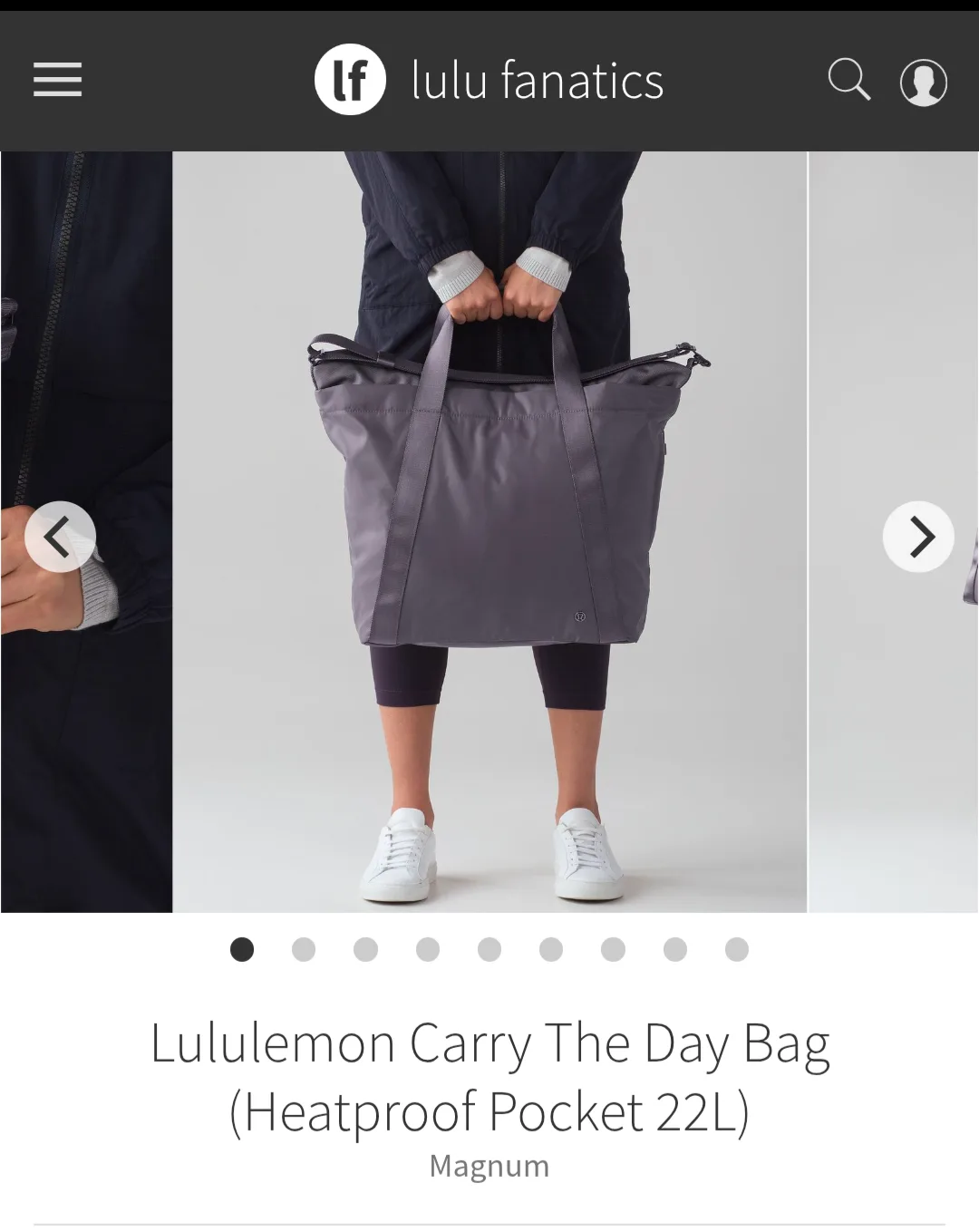 Lululemon Carry The Day Bag 22L - Magnum thumbnail