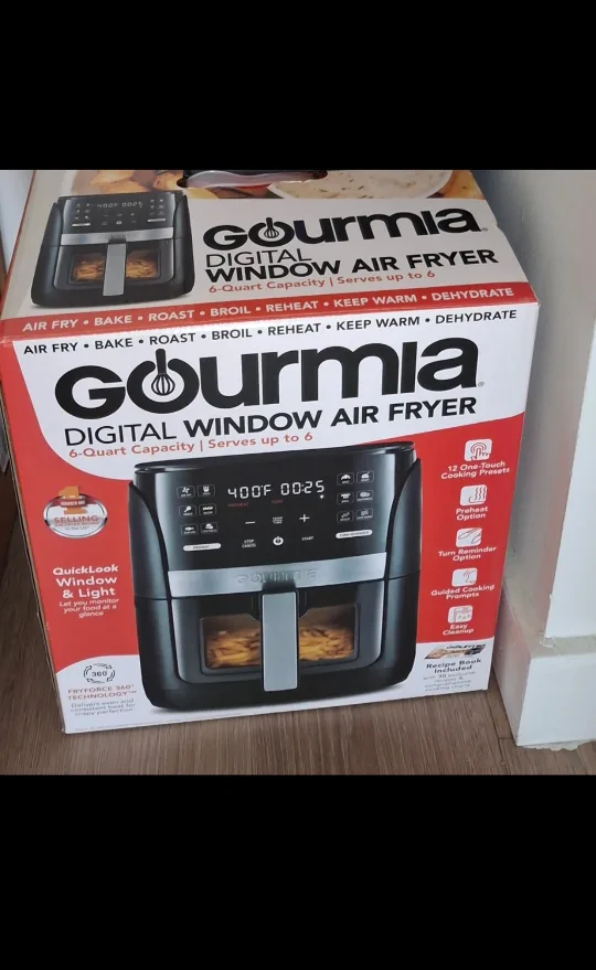 (Free Delivery) Gourmia Digital Window Air Fryer 6-Quart thumbnail