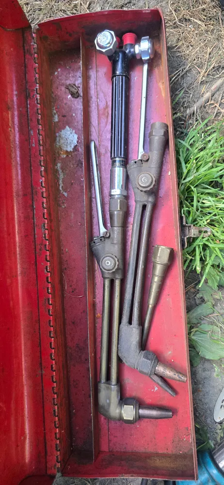 Welding Torch Set in Red Metal Box thumbnail