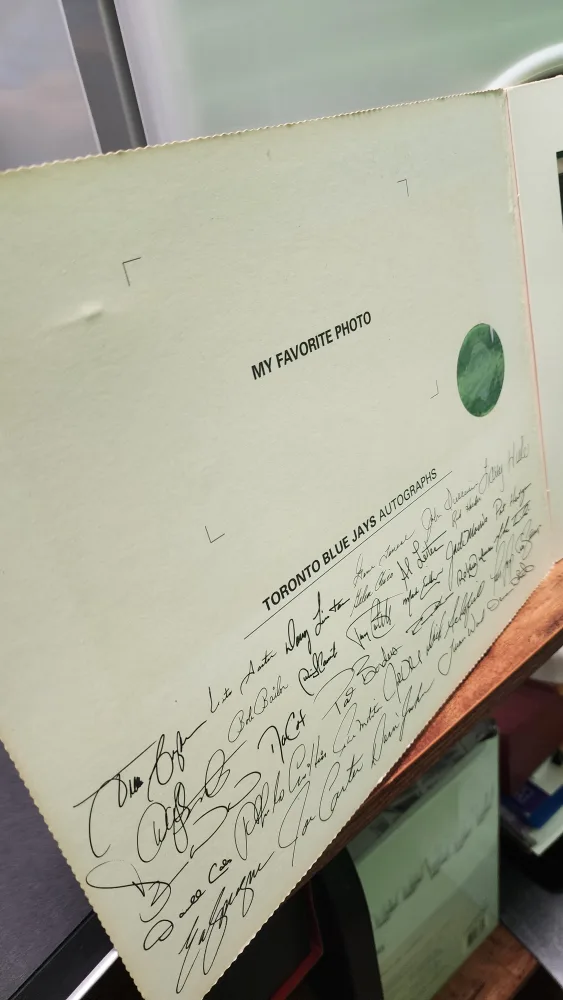 1993 Toronto Blue Jays Autographed Photo Album image indicator(3)