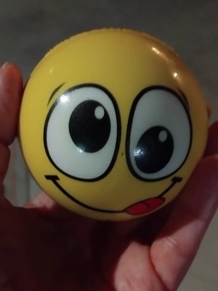 Two Yellow Smiley Stress Ball thumbnail
