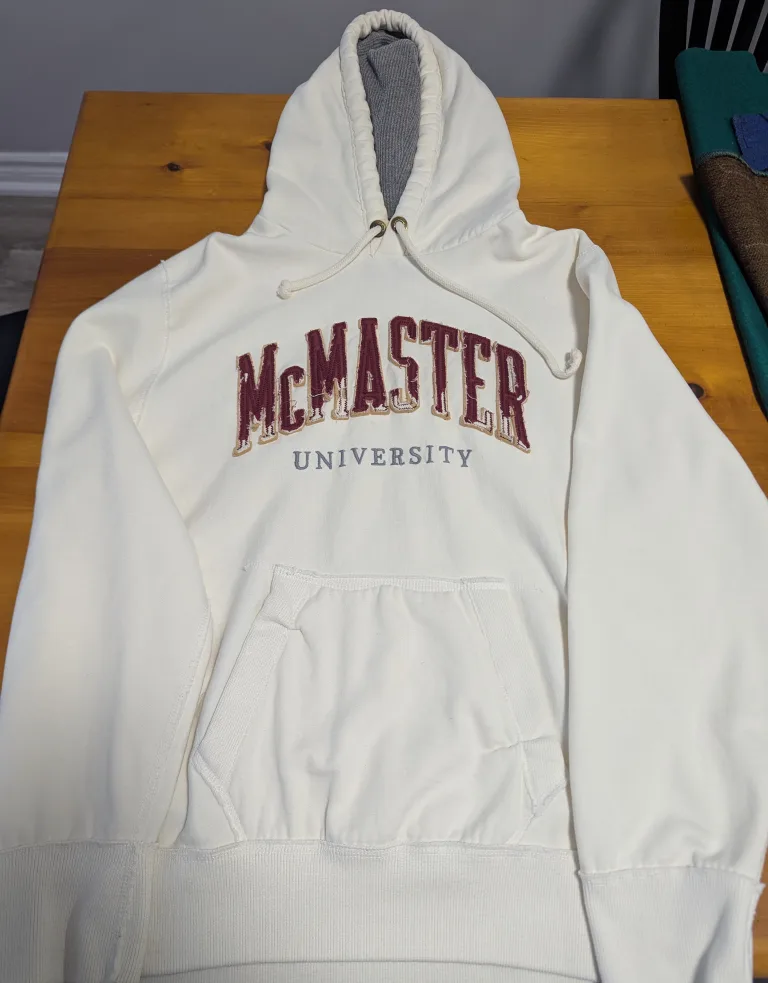 McMaster University Hoodie - Cream
