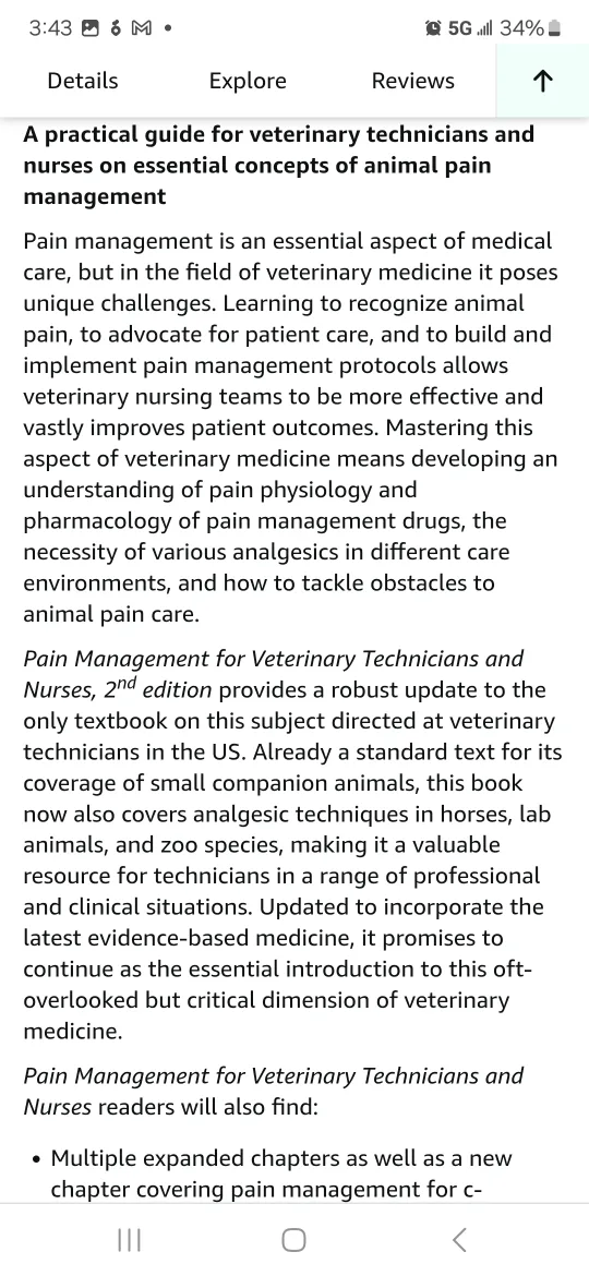 Pain Management for Veterinary Technicians & Nurses image indicator(2)